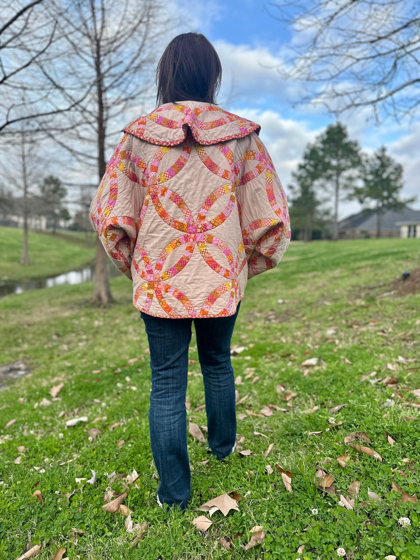 New for 2025! Carling Loves Cats Reversible Quilted Coat Pattern with Collar or Hood with FREE video tutorials