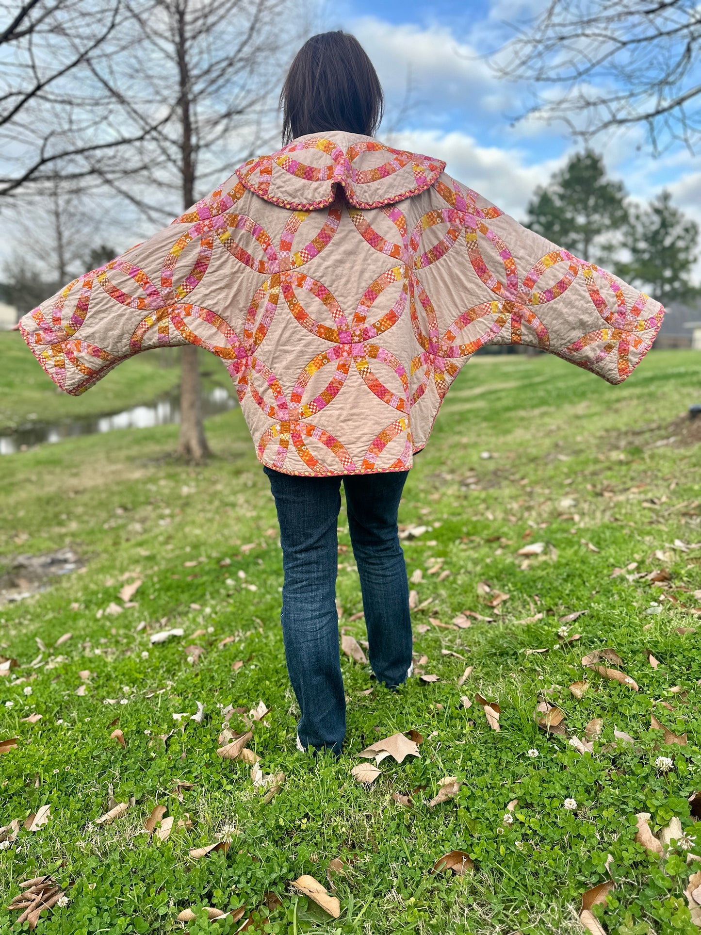 New for 2025! Carling Loves Cats Reversible Quilted Coat Pattern with Collar or Hood with FREE video tutorials