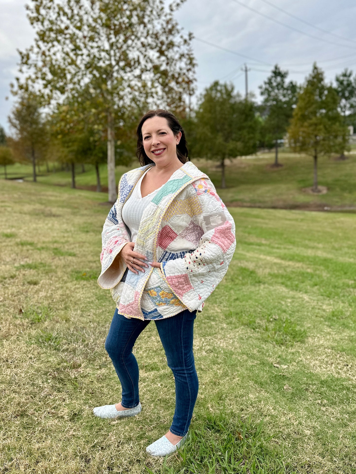 New for 2025! Carling Loves Cats Reversible Quilted Coat Pattern with Collar or Hood with FREE video tutorials