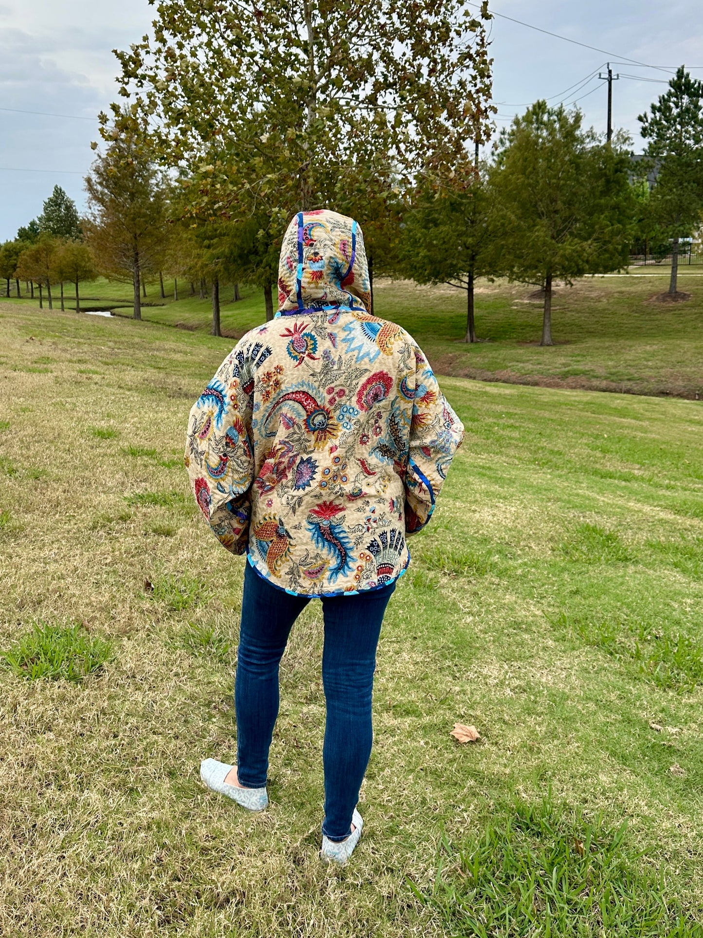 New for 2025! Carling Loves Cats Reversible Quilted Coat Pattern with Collar or Hood with FREE video tutorials