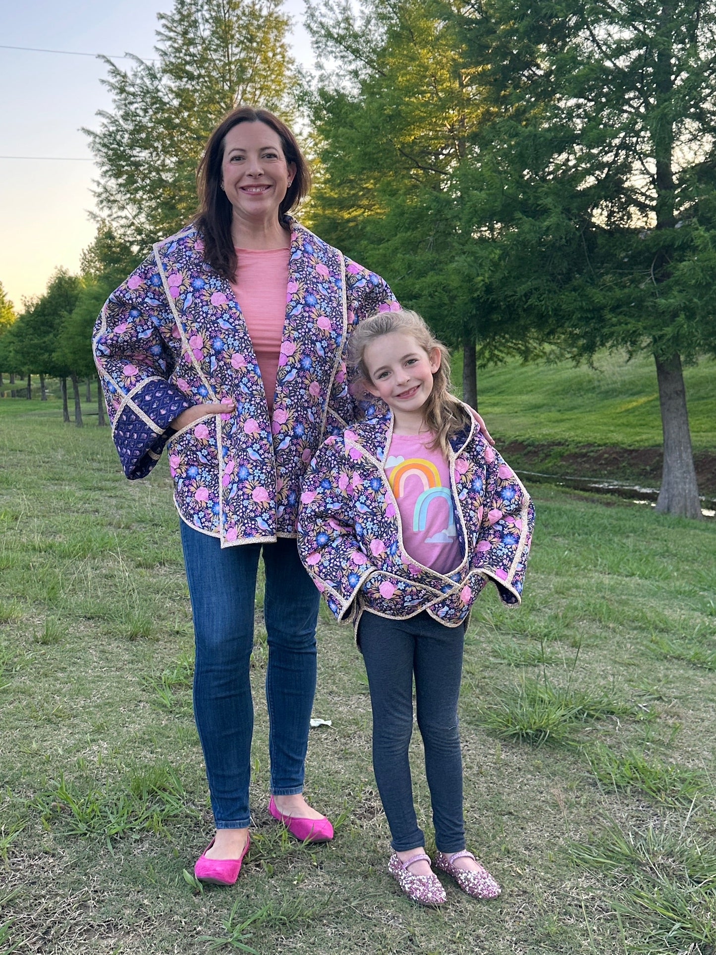 Kids Reversible Quilted Coat Pattern with Collar or Hood with FREE video tutorials