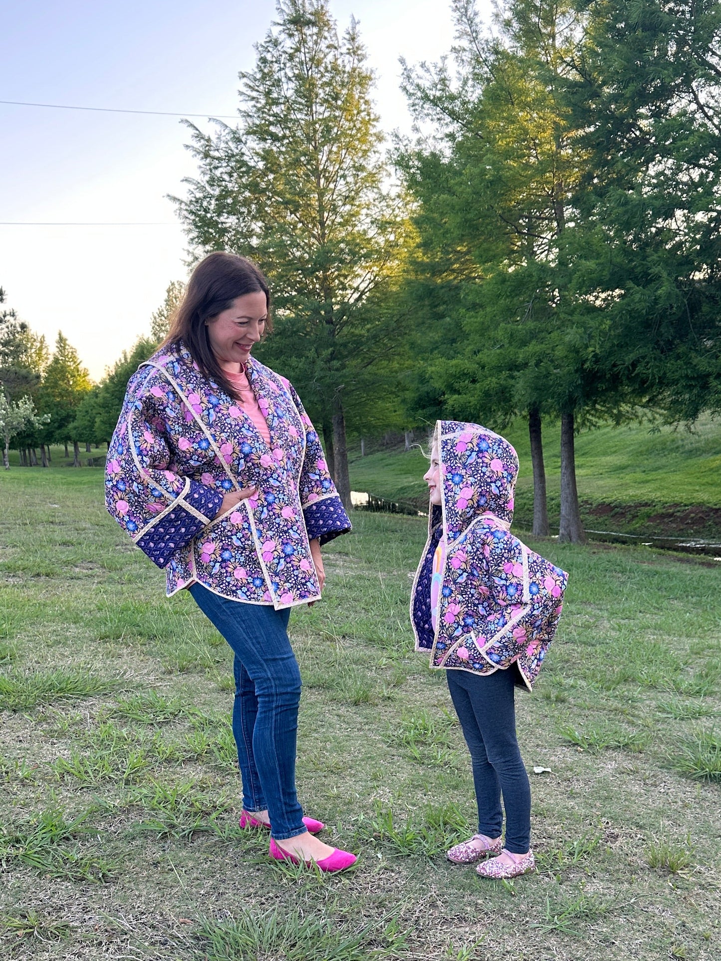 Kids Reversible Quilted Coat Pattern with Collar or Hood with FREE video tutorials