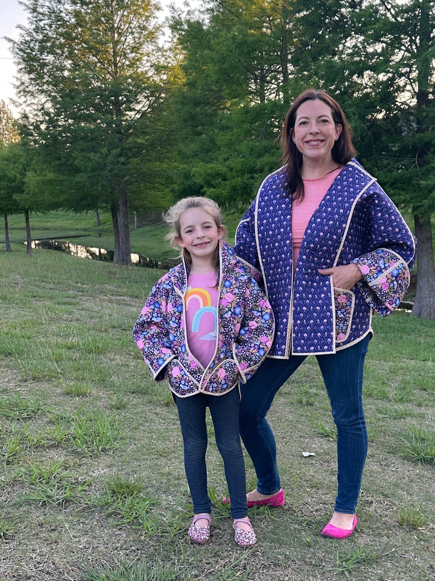 Kids Reversible Quilted Coat Pattern with Collar or Hood with FREE video tutorials