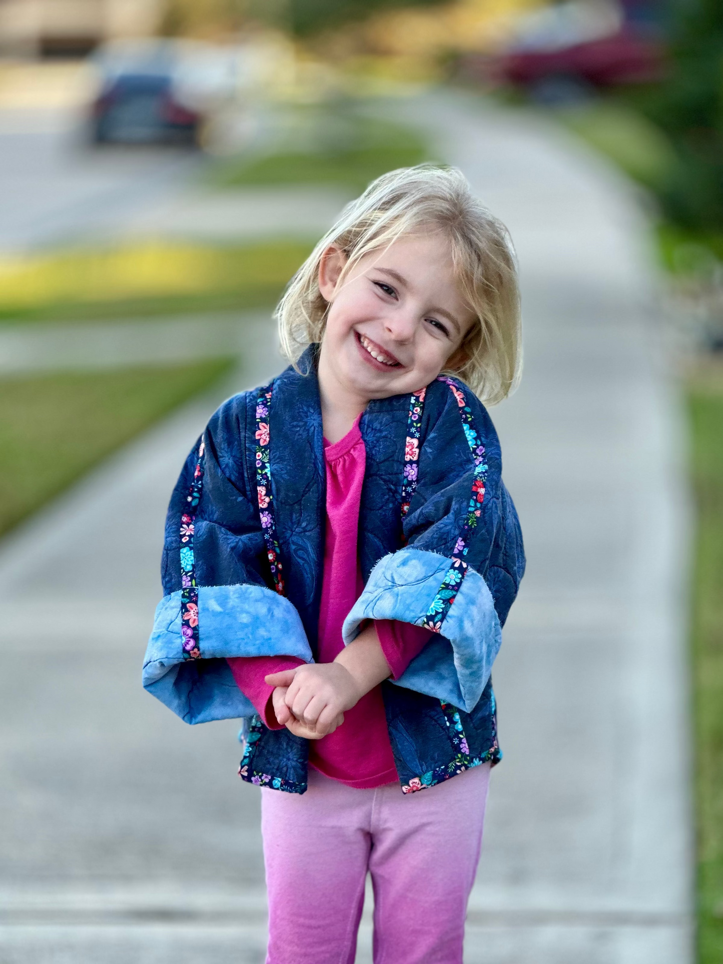 Kids Reversible Quilted Coat Pattern with Collar or Hood with FREE video tutorials