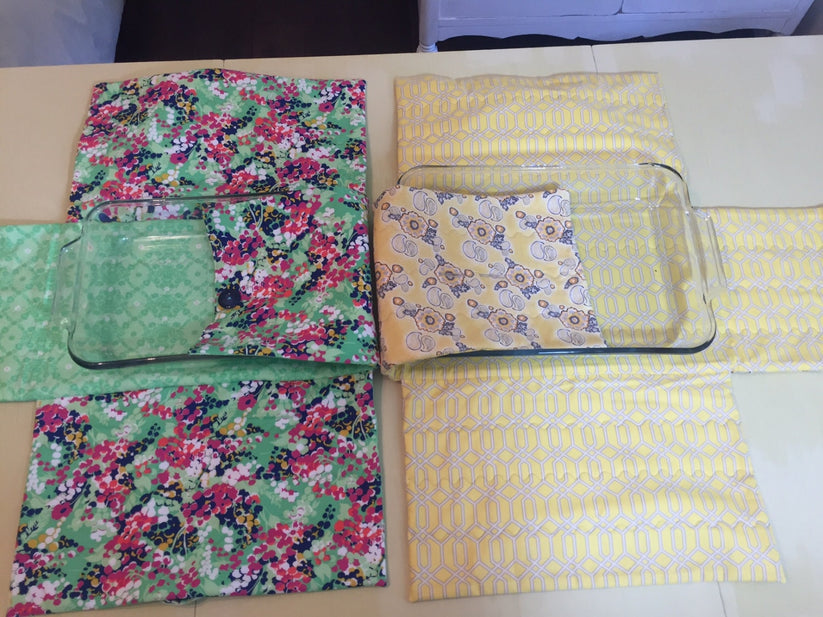 Digital PDF PATTERN for Quilted Casserole Dish Carrier / Lasagna Tote